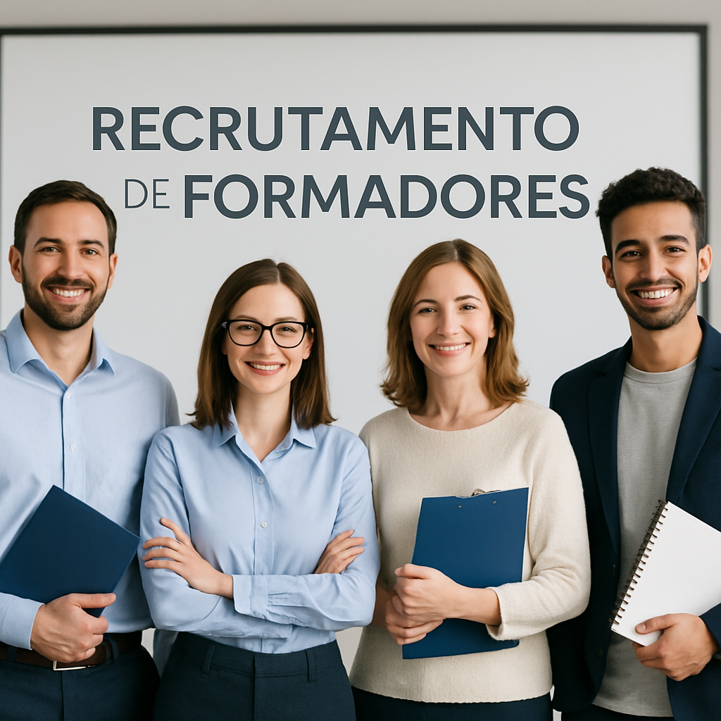 Grupo de formadores em contexto de recrutamento Inovsaber