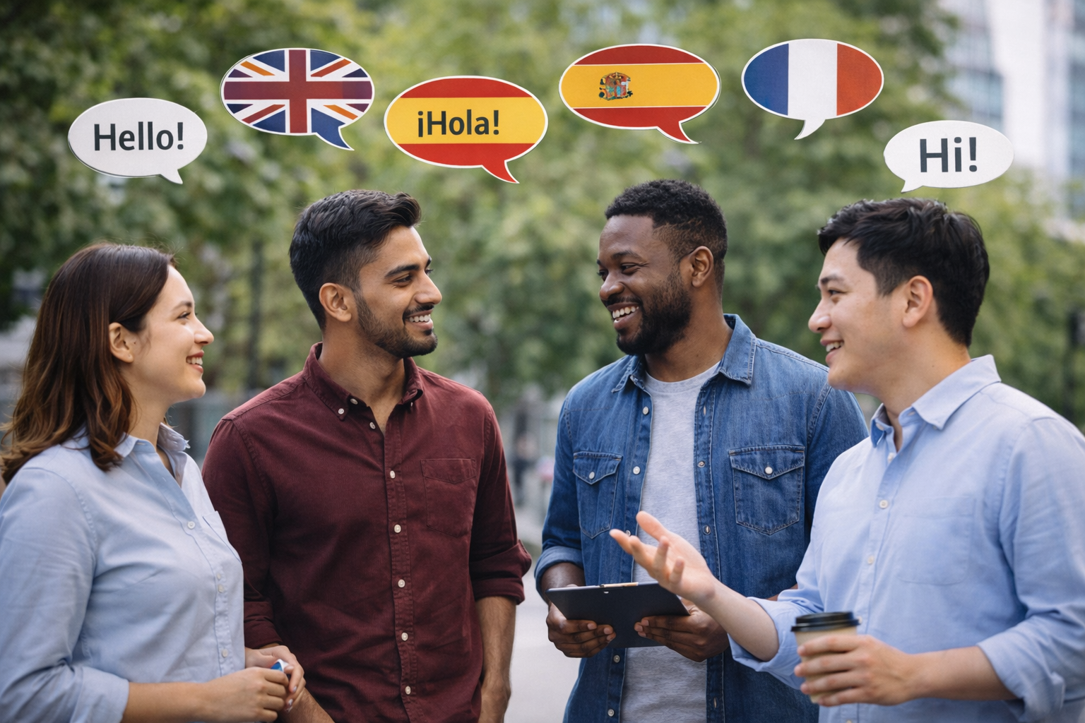 Aulas presenciais de línguas na Inovsaber